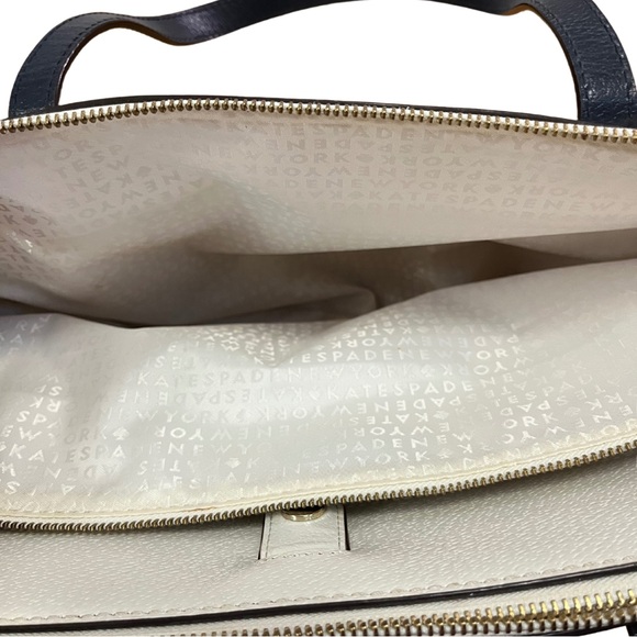 Kate Spade Black and Cream Grand Street Lydia Tote - Picture 9 of 11